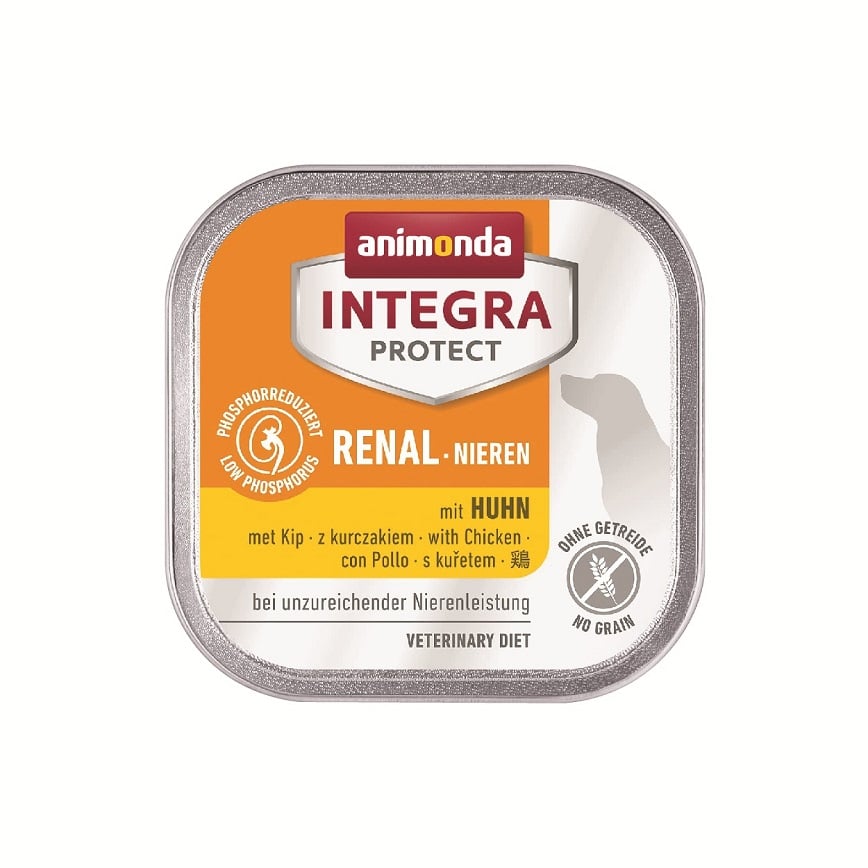 Animonda INTEGRA PROTECT 處方糧 狗濕糧 成犬腎臟 雞肉配方 150g (300223100)