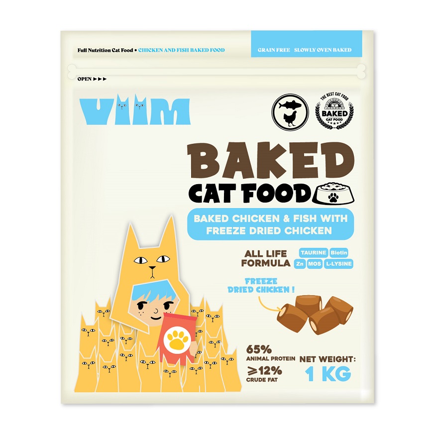 VIIM 貓糧 烘焙雞魚+凍乾雞肉 1kg (VIIM-102)