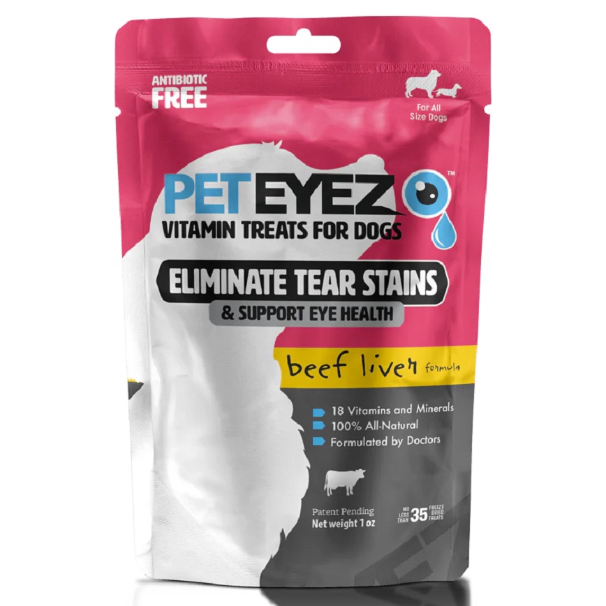Pet Eyez 狗用小食 減淚痕保健凍乾肉 牛肝味 1oz (48166)