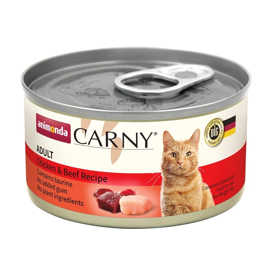 Animonda Carny 無穀物主食罐 成貓雞肉牛肉配方 85g