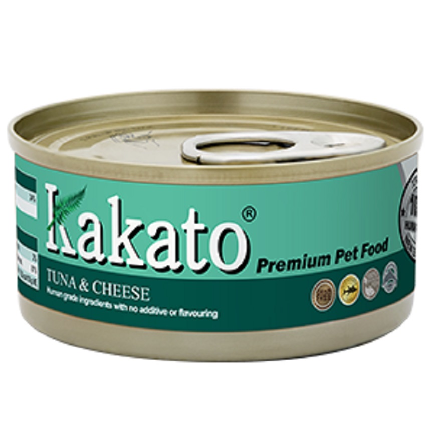 Kakato 罐頭 貓狗罐頭 吞拿魚及芝士 Tuna with Cheese 70g (貓狗共用) (TD0717THK) 圖 1