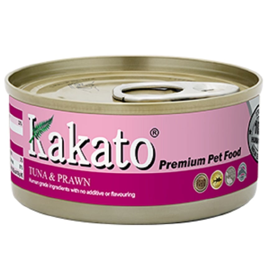 Kakato 罐頭 貓狗罐頭 吞拿魚及蝦 170g (貓狗共用) (TD0828THK) 圖 1