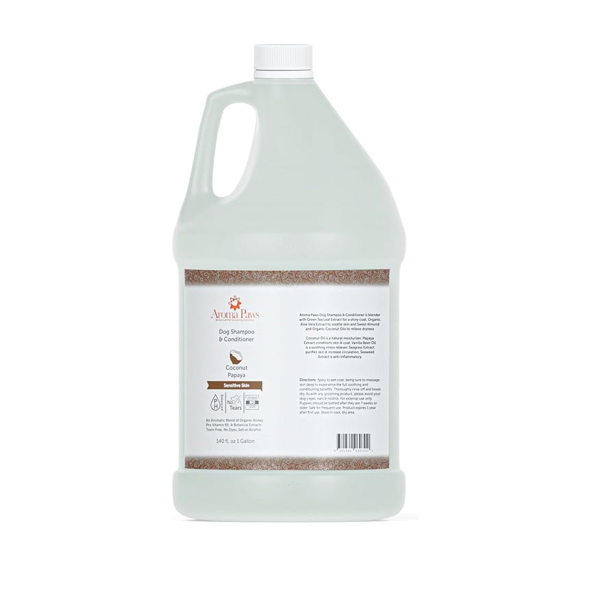 Aroma Paws 特效舒敏防結洗護二合一 椰子木瓜香薰洗毛護毛素 1Gal (犬用) (AP002)