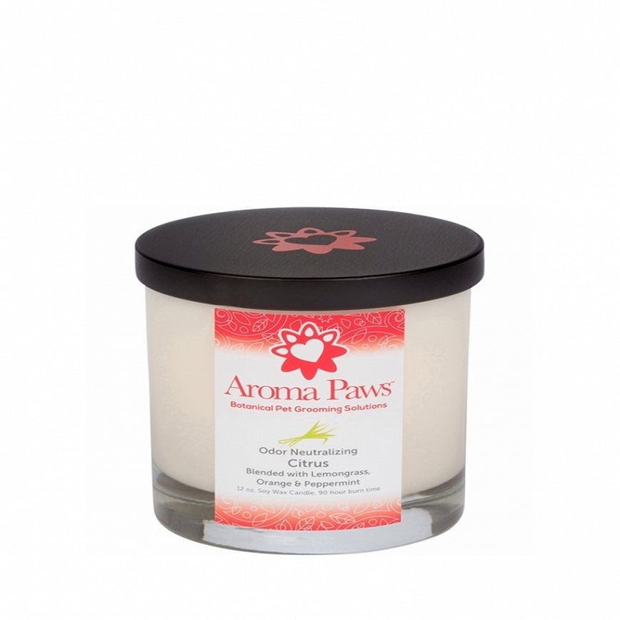 Aroma Paws 天然大豆除味香薰蠟燭 柑橘 12oz (AP201)