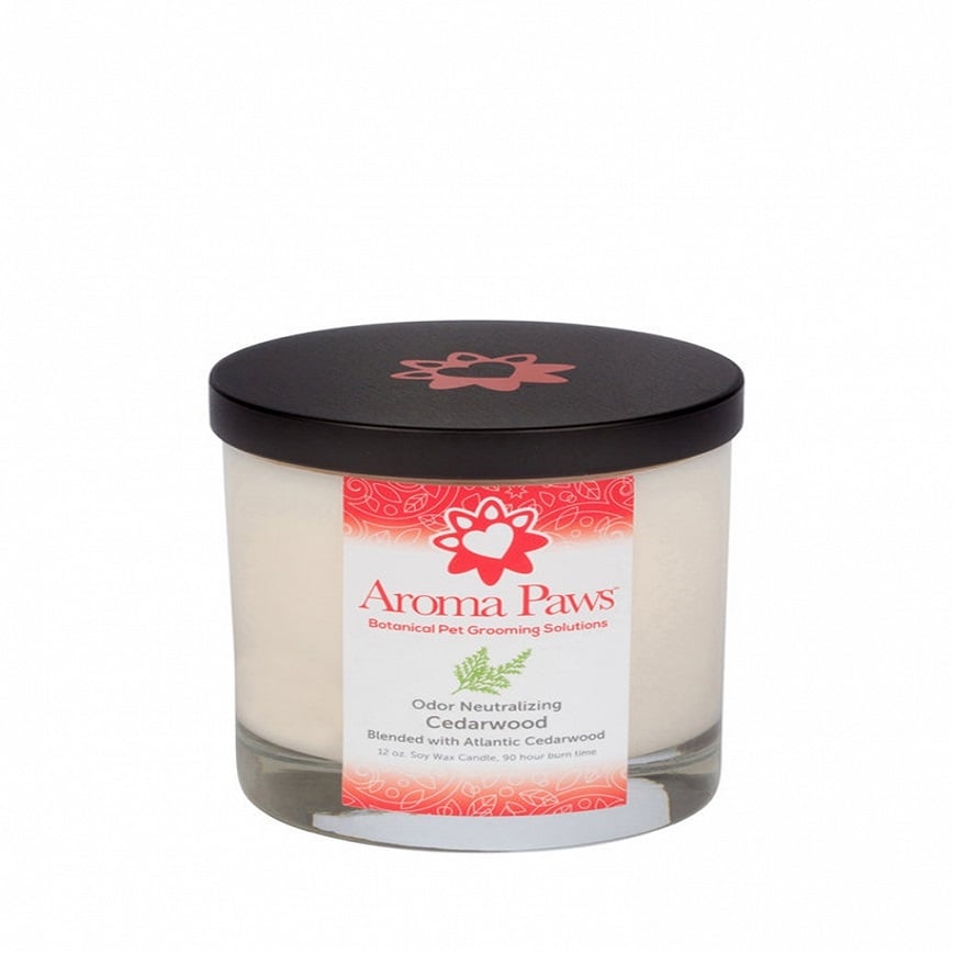 Aroma Paws 天然大豆除味香薰蠟燭 雪松木 12oz (AP202)
