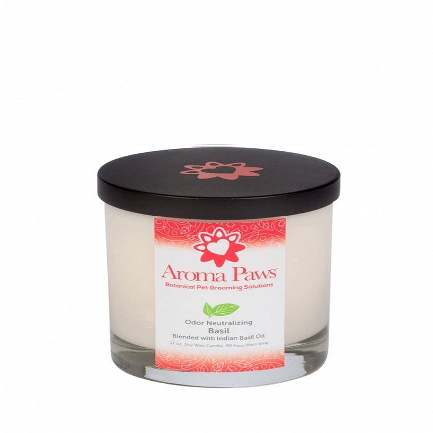 Aroma Paws 天然大豆除味香薰蠟燭 羅勒 12oz (AP205)
