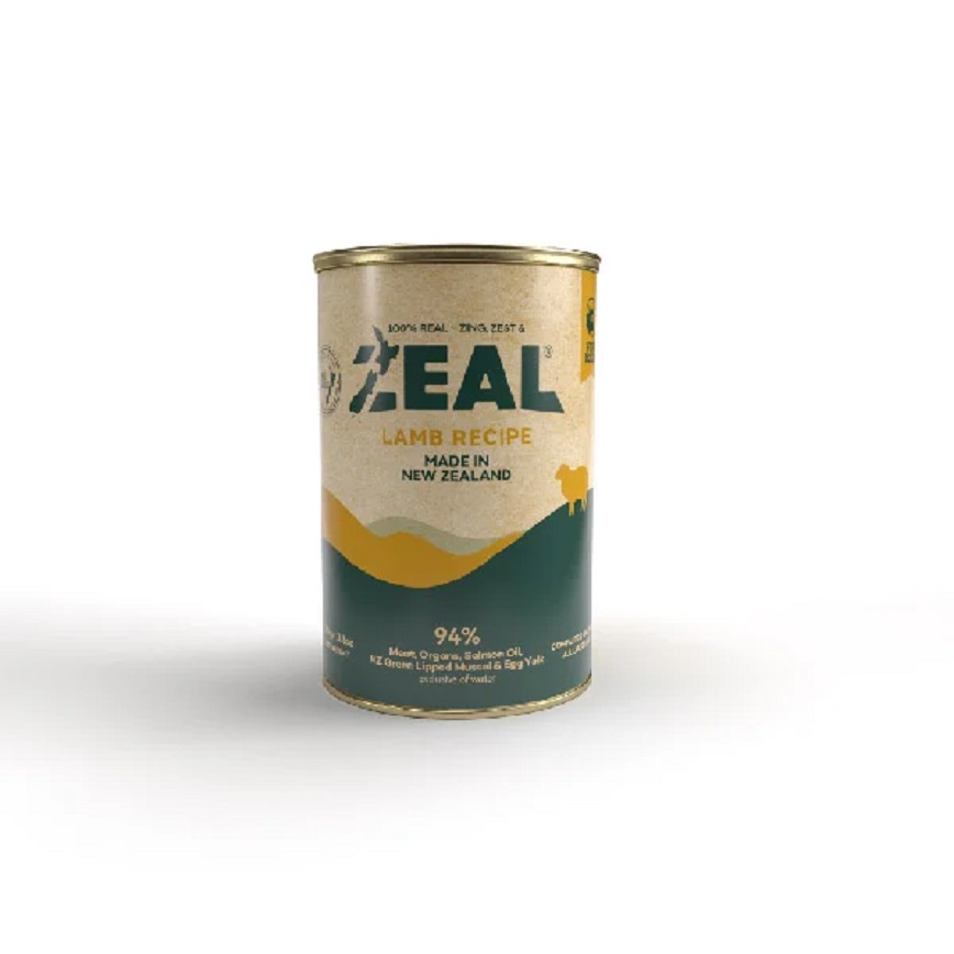 ZEAL 狗罐頭 無穀物鮮肉罐頭系列 羊肉配方 390g (NP165)