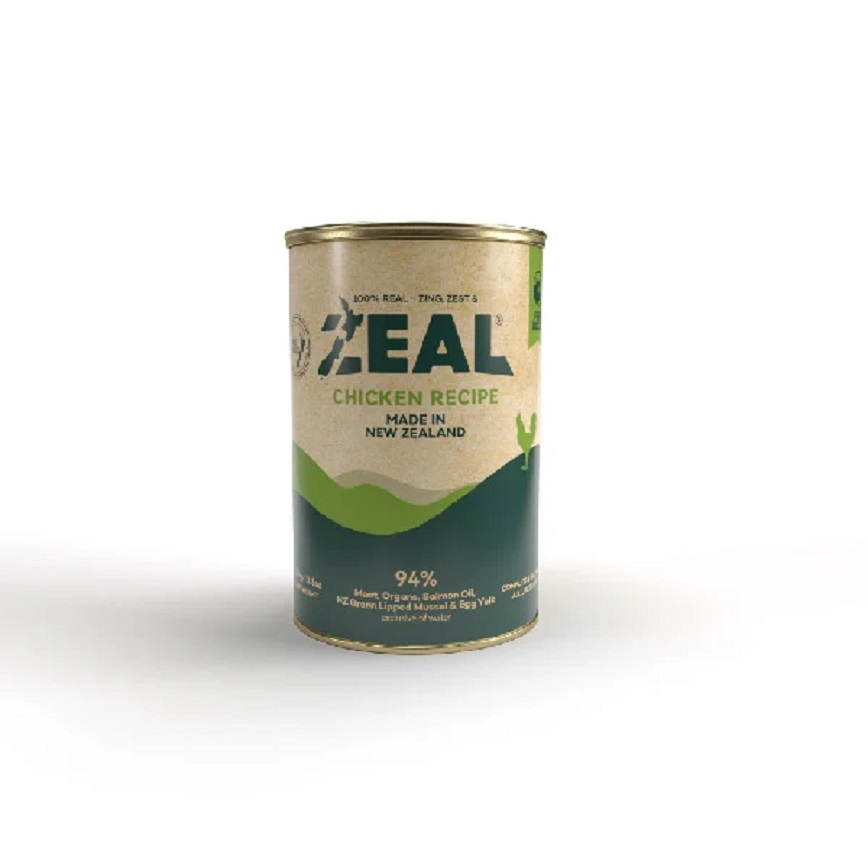 ZEAL 狗罐頭 無穀物鮮肉罐頭系列 雞肉配方 390g (NP167)