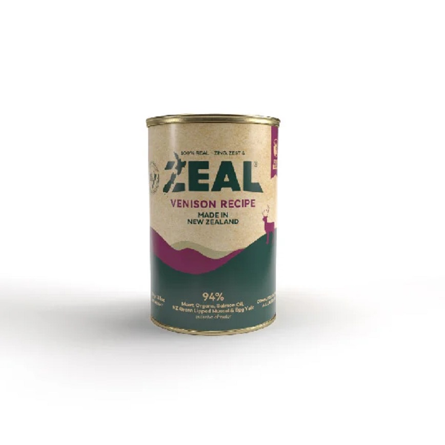 ZEAL 狗罐頭 無穀物鮮肉罐頭系列 鹿肉配方 390g (NP168) 圖 1