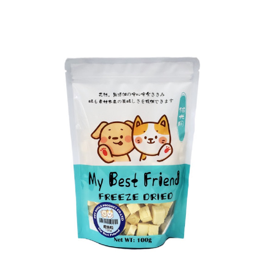 My Best Friend 脫水貓狗小食 鱈魚粒 100g 圖 1