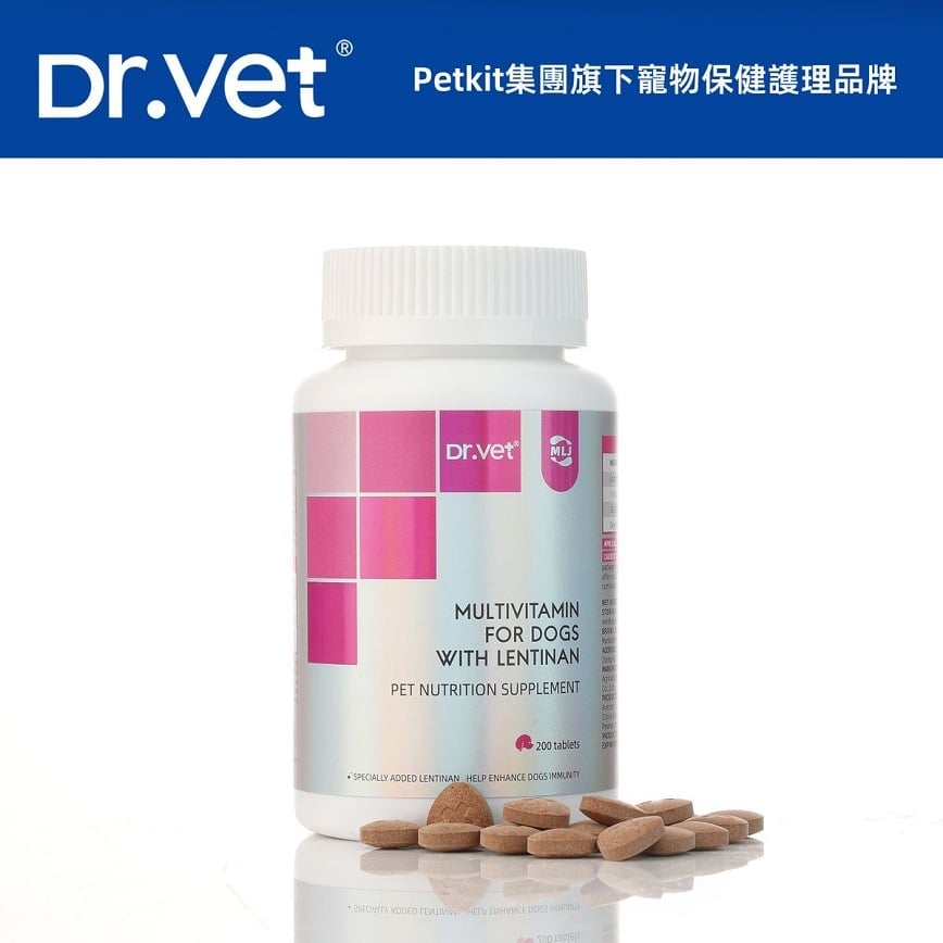 Dr.Vet ⽝⽤綜合維他命 200⽚ (dv01812)