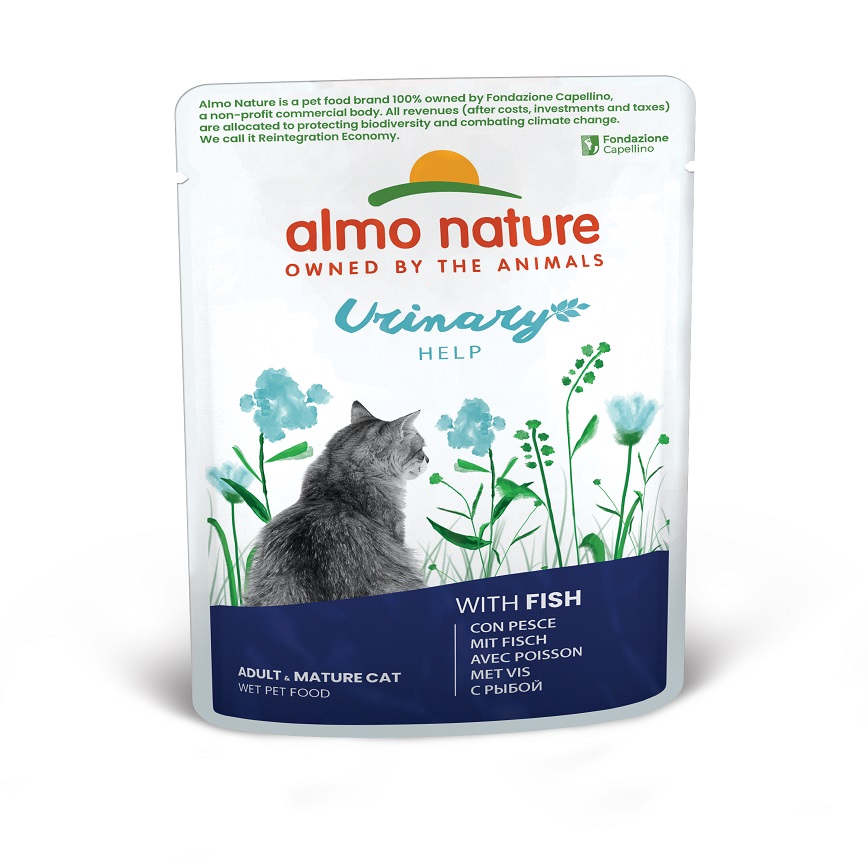 Almo Nature Urinary Help 尿道護理貓鮮包 鮮魚 70g (5296)