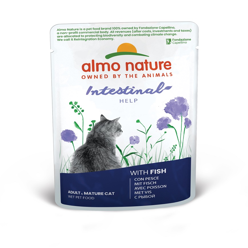Almo Nature Intestinal Help 腸胃護理貓鮮包 鮮魚 70g (5294) 圖 1