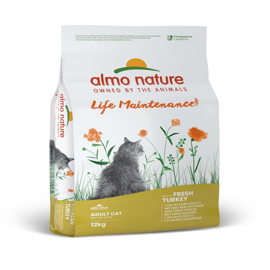 Almo Nature Holistic 貓糧 成貓糧新鮮火雞肉 12kg (643)