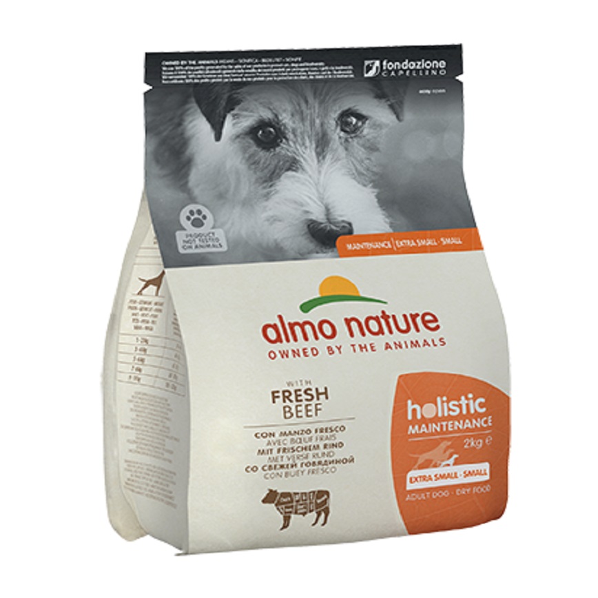 Almo Nature Holistic 狗糧 牛肉 細粒裝 2kg (716)