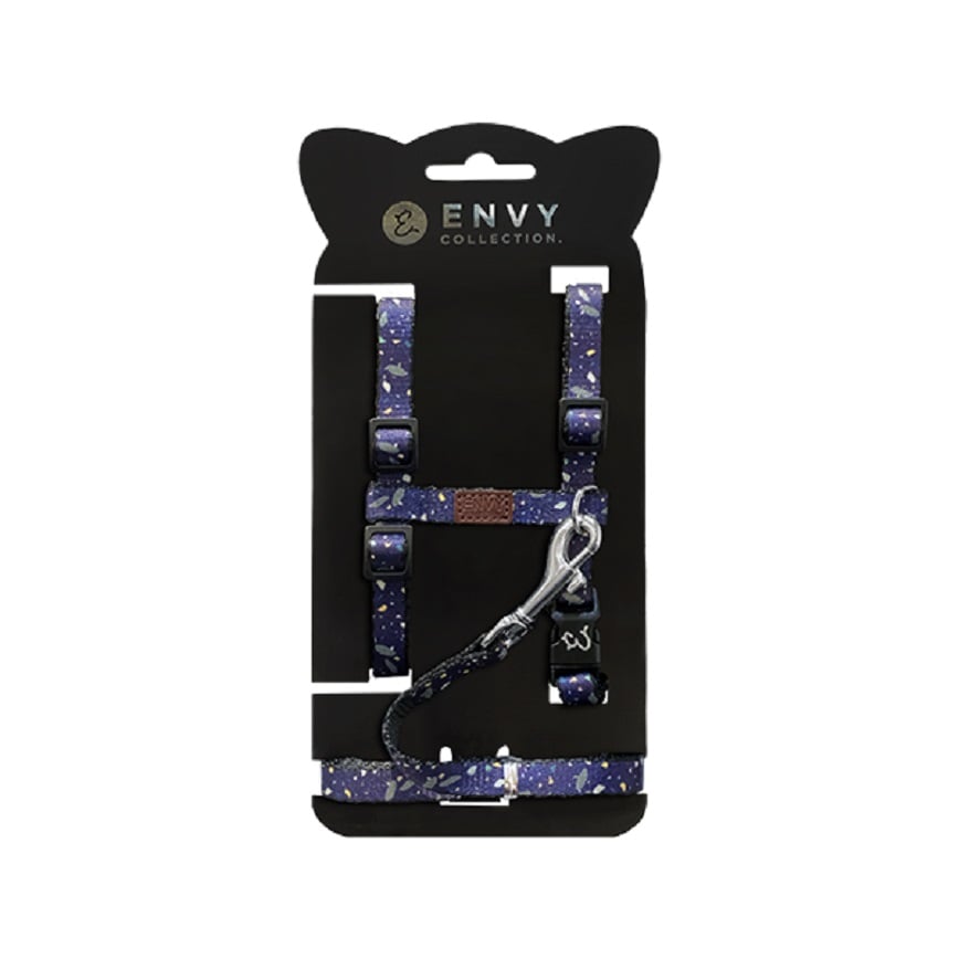 ENVY COLLECTION 貓胸背帶 藍色水磨石 (NCL-A201-001)
