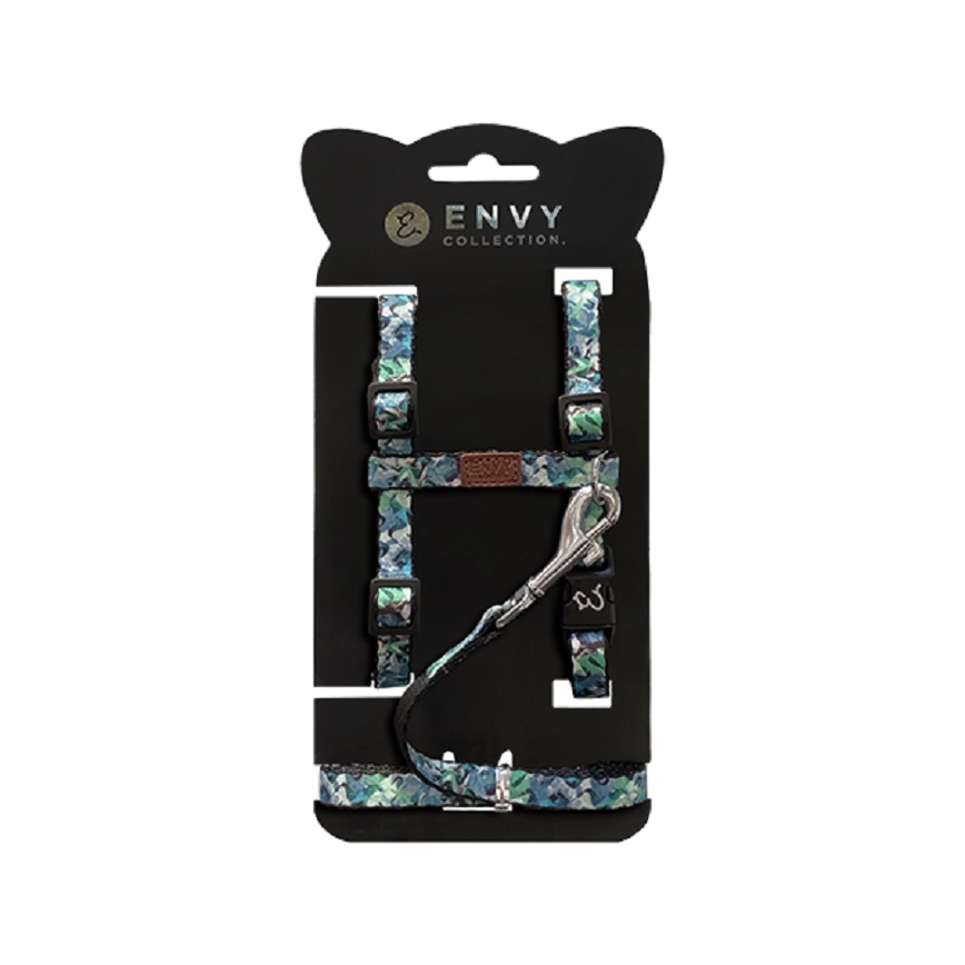 ENVY COLLECTION 貓胸背帶 叢林馬賽克 (NCL-A201-003)