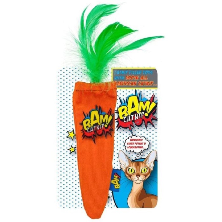 BAM! Catnip 貓玩具 薄荷紅蘿蔔 (0B30537) 圖 1