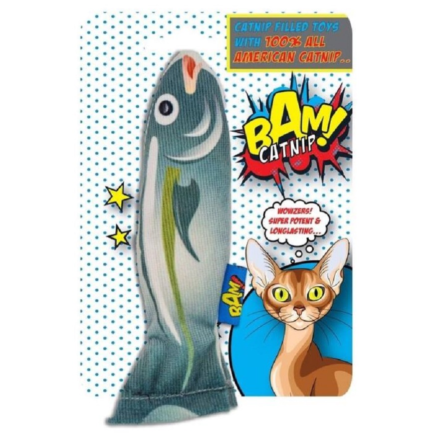 BAM! Catnip 貓玩具 薄荷魚 (0B30538) 圖 1