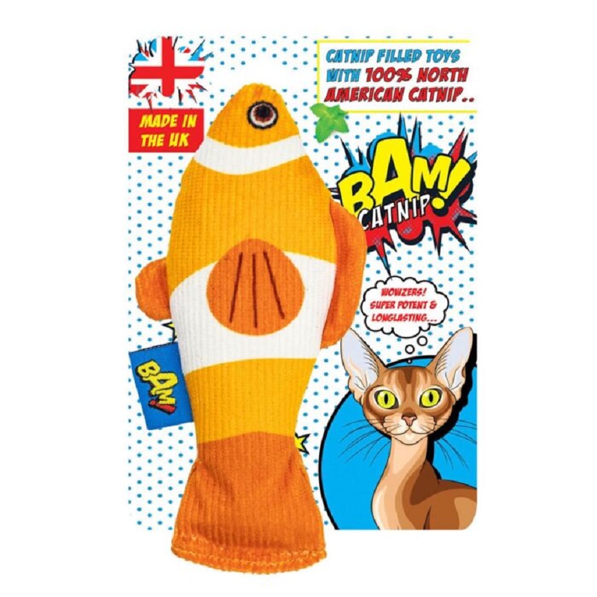 BAM! Catnip 貓玩具 薄荷小丑魚 (0B30548)