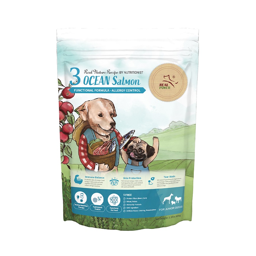 Real Power瑞威 狗糧 天然平衡犬糧 幼犬配方 海洋魚貝 60g (NO.3)