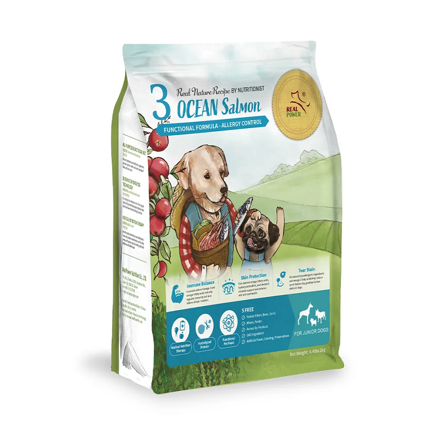 Real Power瑞威 狗糧 天然平衡犬糧 幼犬配方 海洋魚貝 4kg (NO.3)