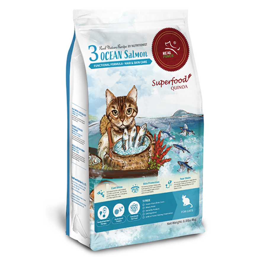 Real Power瑞威 貓糧 天然平衡貓糧 全齡配方 海洋魚貝 10kg (NO.3)