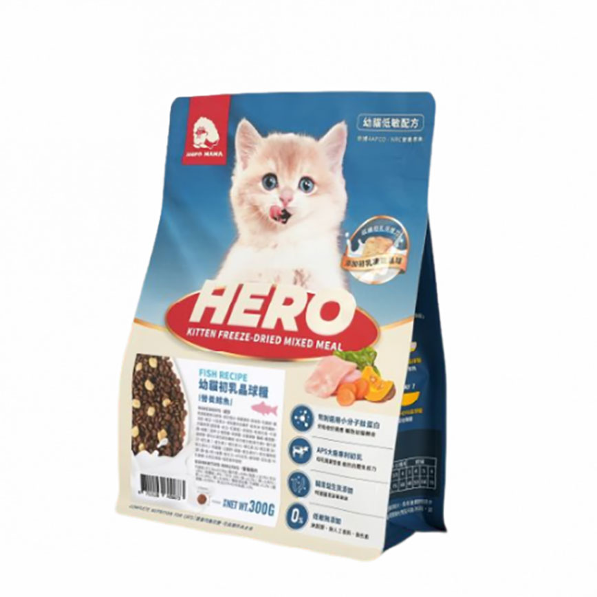 HeroMama 貓糧 幼貓初乳晶球糧 營養鱈魚 1.2kg