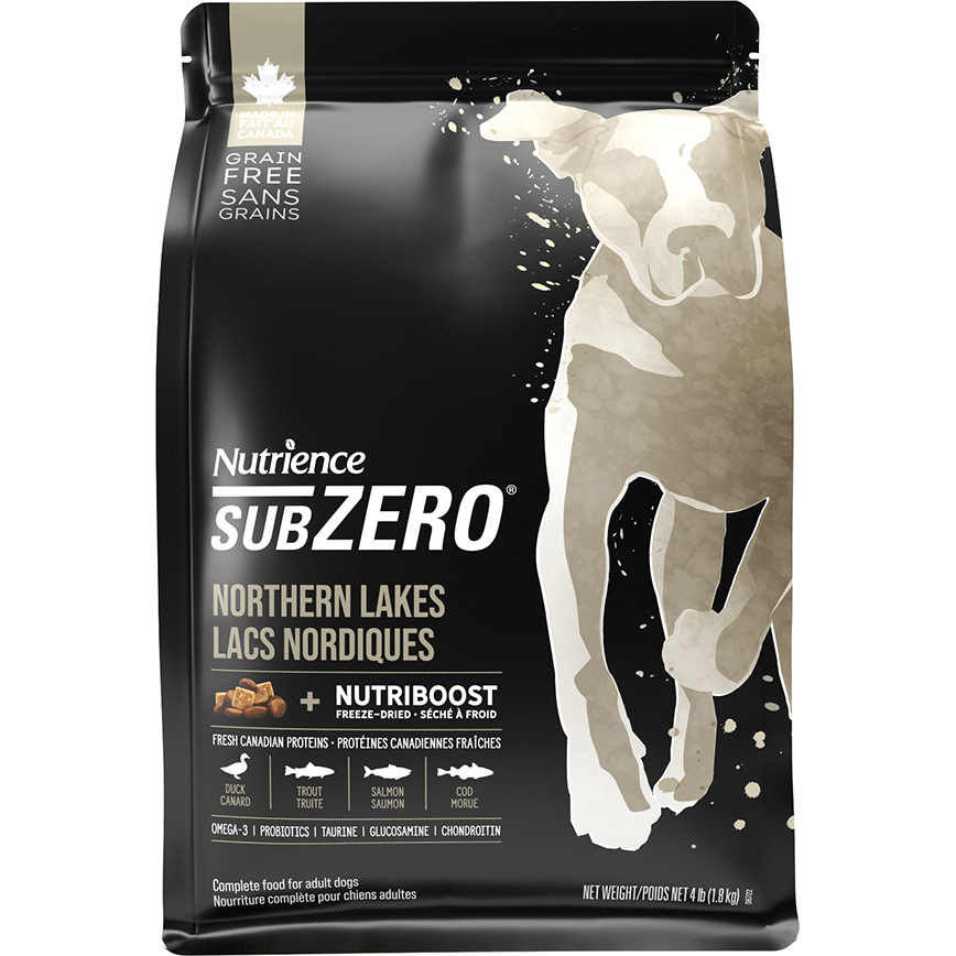 Nutrience SUBZERO 無穀物狗糧 成犬配方 凍乾脫水鮮鴨肉配鴨肉及魚 4lb 1.8kg (D6722)