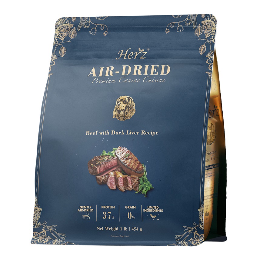 Herz赫緻 美饌頂級低溫風乾犬糧 嫩牛佐頂級鴨肝 1kg (EPD041)