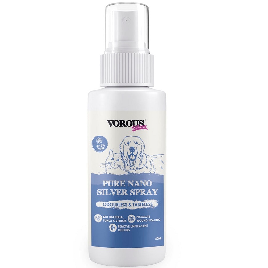 Vorous 貓犬用 純納米銀噴霧 60ml (使用期限 07/2025)