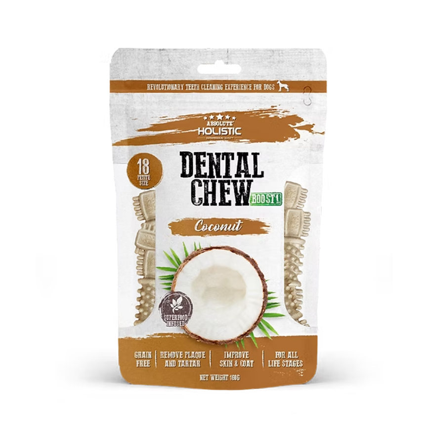 Absolute Holistic 潔齒骨 椰子口味 18支裝 160g (AH-8769)