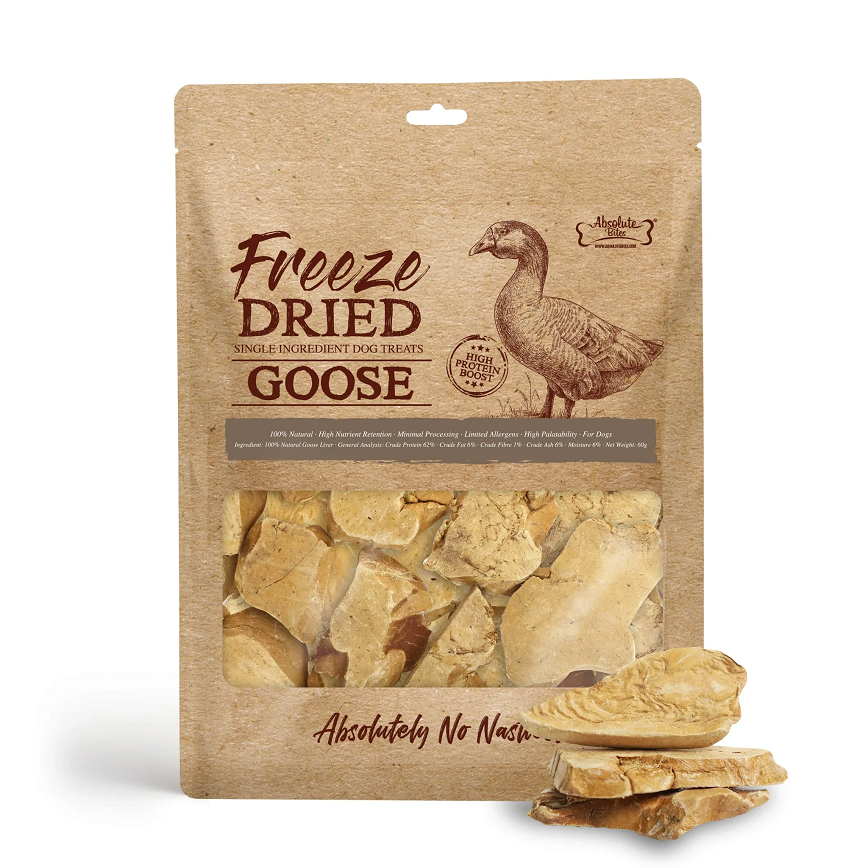 Absolute Bites 貓狗小食 凍乾鵝 60g (AB-4766)