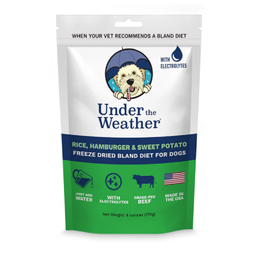 Under the Weather 狗糧 漢堡扒、甜薯及白米 溫和飲食主糧 170g (UTW013)