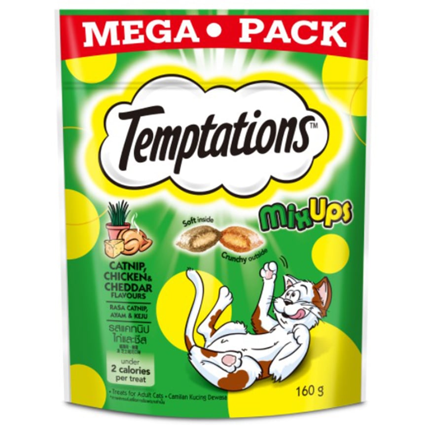Temptations 貓草雞芝士零食 160g