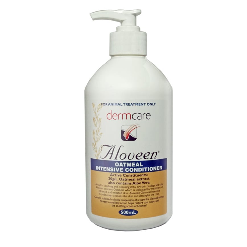 三條毛 Dermcare Aloveen Oatmeal Intensive Conditioner 貓犬用 燕麥護髮素 500ml