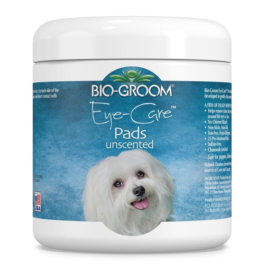 BIO-GROOM Eye-care Pads 清潔眼部濕紙巾 25塊 (BG20484)