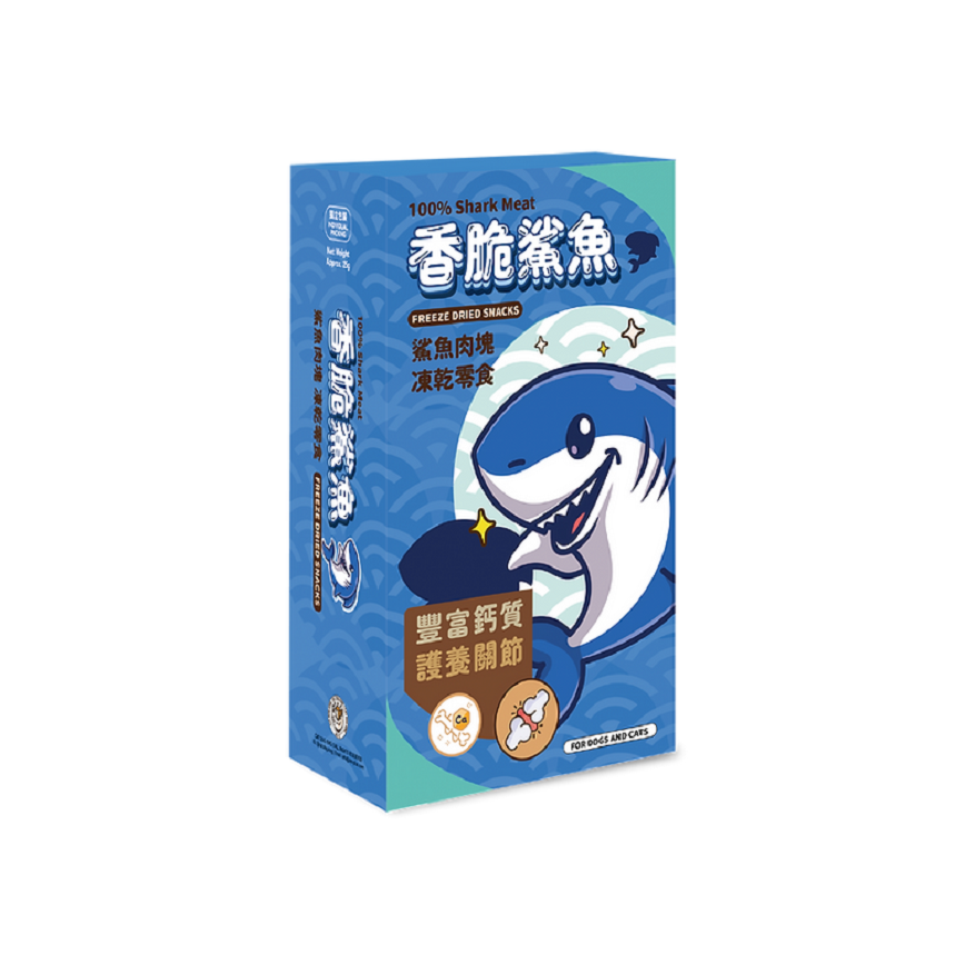 貓犬王 貓狗小食 凍乾零食 香脆鯊魚 25g (CDK2033)