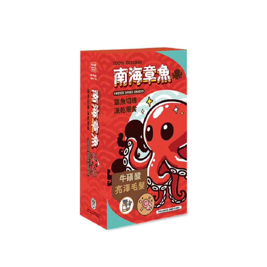 貓犬王 貓狗小食 凍乾零食 南海章魚 13g (CDK2036)