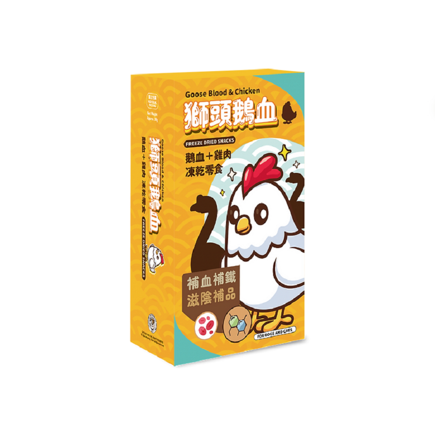 貓犬王 貓狗小食 凍乾零食 獅頭鵝血雞肉 30g (CDK2018)