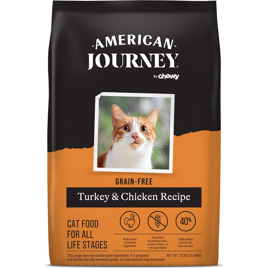 American Journey 全貓糧 無穀物雞肉+火雞肉配方 5lbs (AJCT05) 圖 1