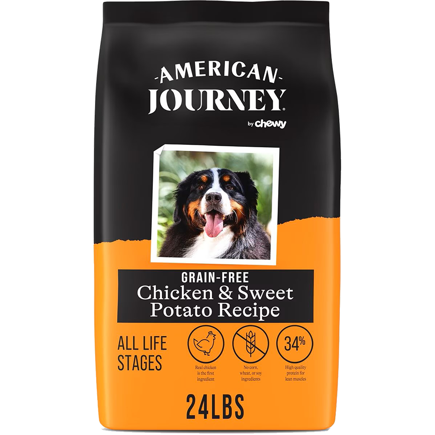 American Journey 狗糧 全犬糧 無穀物雞肉+甜薯配方 4lbs (AJDC04)