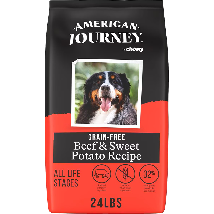 American Journey 狗糧 全犬糧 無穀物牛肉+甜薯配方 24lbs (AJDB24)