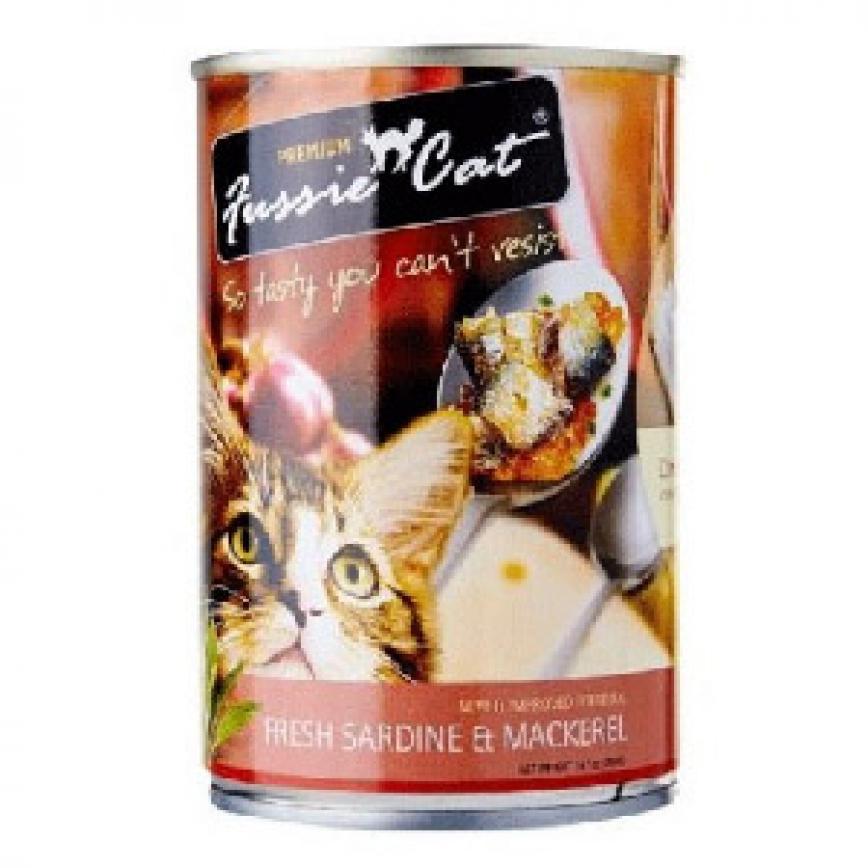 Fussie Cat 沙甸魚鯖魚貓罐 400g