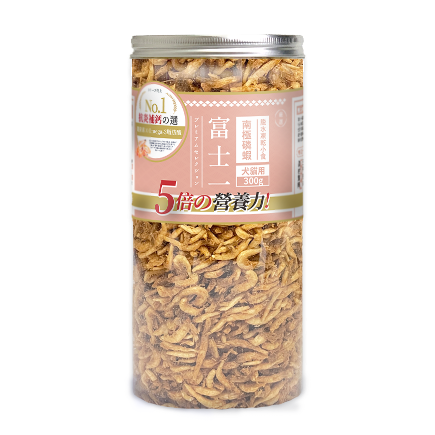 富士一 凍乾南極磷蝦 300g 貓犬用