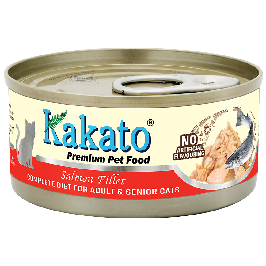 Kakato 貓罐頭 三文魚 70g
