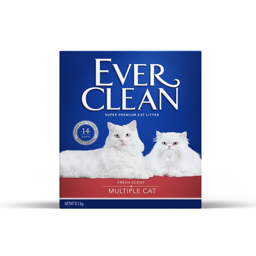 Ever Clean 美國 礦物貓砂 藍鑽 紅標 多貓抑氨 微香味 8.5kg (MC85)