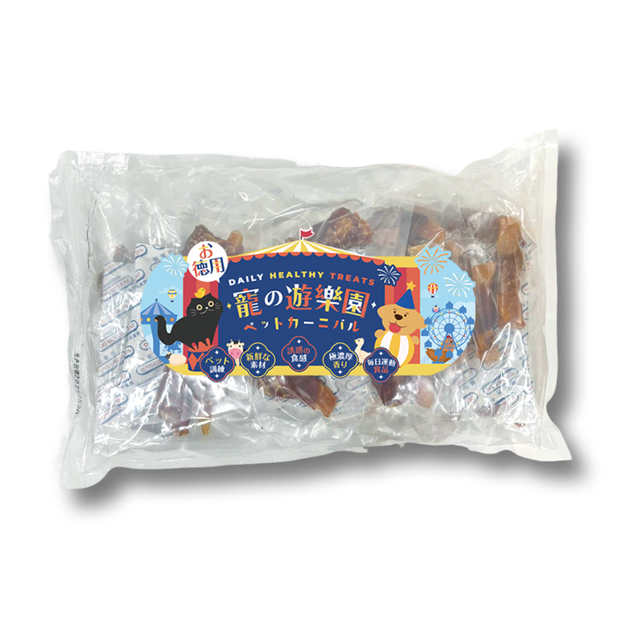 寵之遊樂園 狗零食 訓犬小食 風乾鴨肉繞蕃薯絲 大包裝 1袋8包