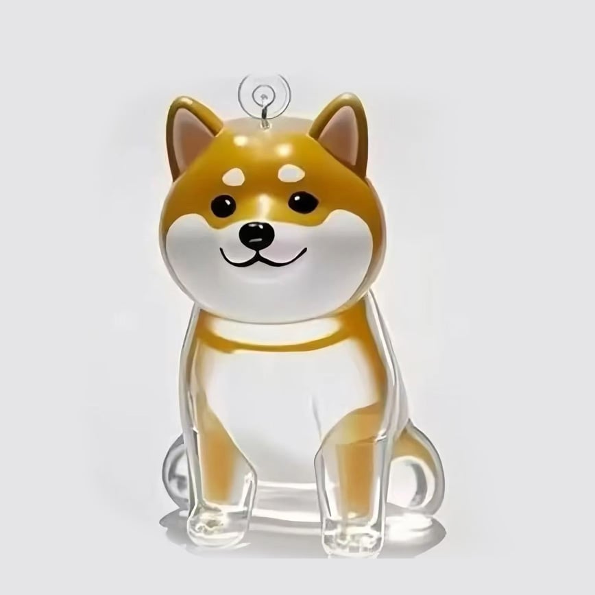 狗毛收集鎖匙扣 金色柴犬 1個