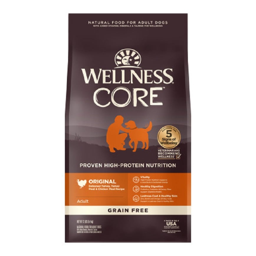 WELLNESS CORE 狗糧 無穀物 經典原味配方 去骨火雞及雞肉 4lb (88410) 圖 1